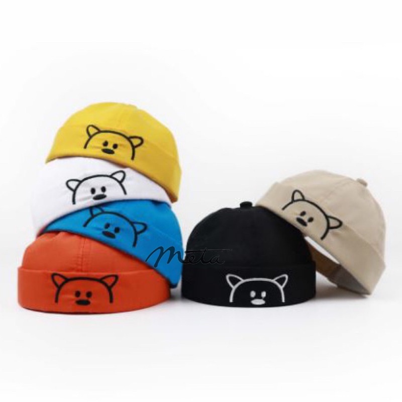 TOPI ANAK MIKI HAT BEAR MODEL PECI BUNTUNG FASHION HAT BAYI MOTIF BEAR UNISEX