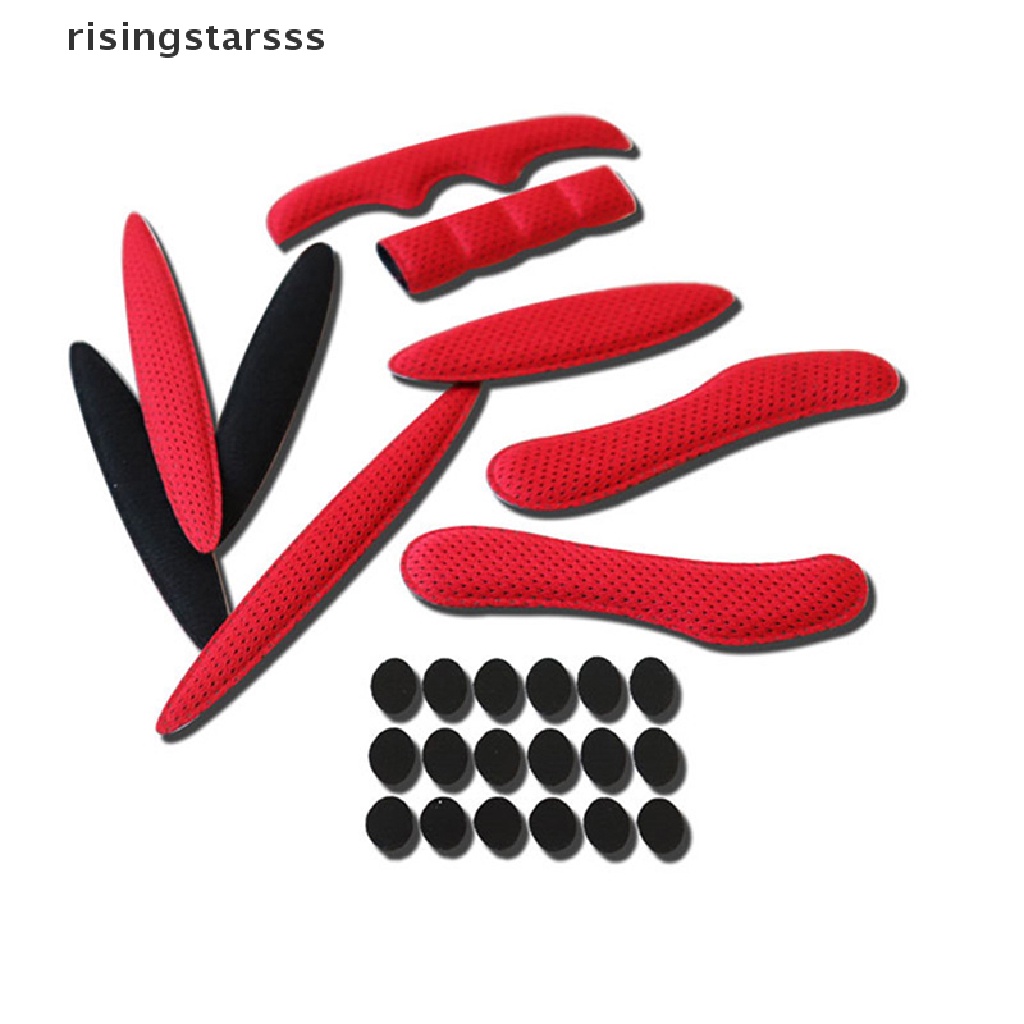 Rsid Span-new 1Set Universal Sepeda/Motor Helm Inner Padding Kit Lining Sponge Pad Set Jelly