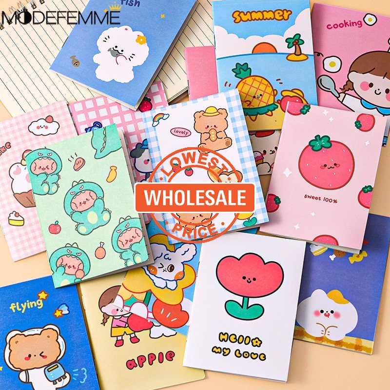 [Harga Grosir] 64 K Warna Notebook Kartun Lucu Notepad Siswa Alat Tulis Indah Portabel Memorandum Indah Lembut Copy Buku Kantor Sekolah Perlengkapan Alat Tulis Manajer Waktu