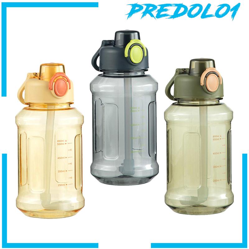 [Predolo1] Botol Olahraga 850ml Water Jug Reusable Dengan Kettle Timbangan Untuk travel