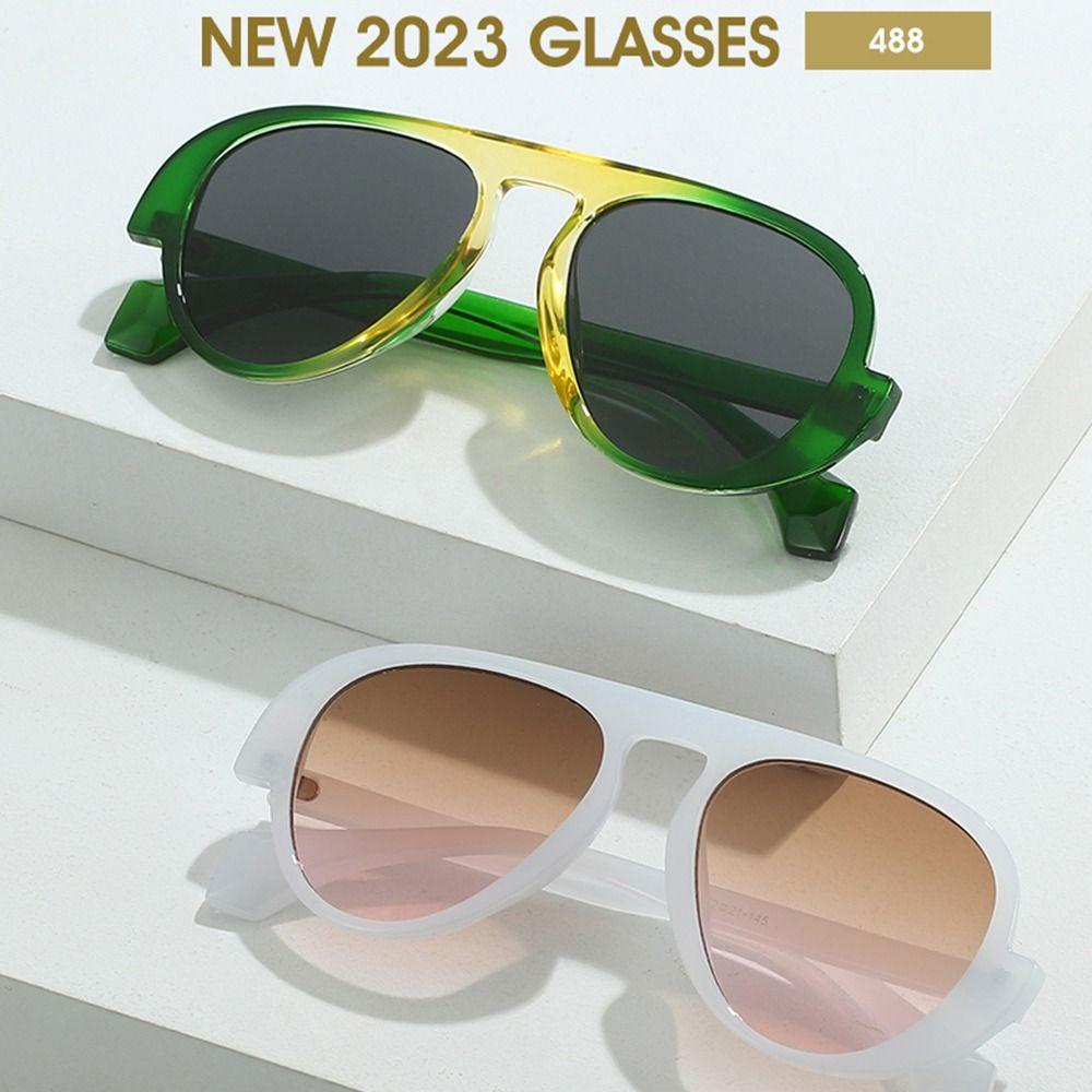 Kacamata LILY Pilot 2023lensa Gradasi UV400 Trendy Baru