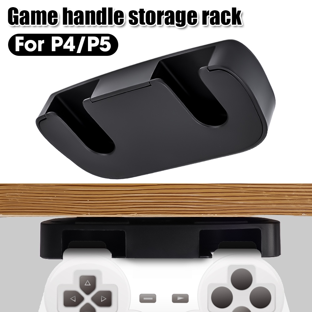 Self-adhesive Game Controller Storage Rack Portable Game Controller Rak Penyimpanan Gantung Cocok Untuk PS5/Gantungan Penyimpanan 4gagang