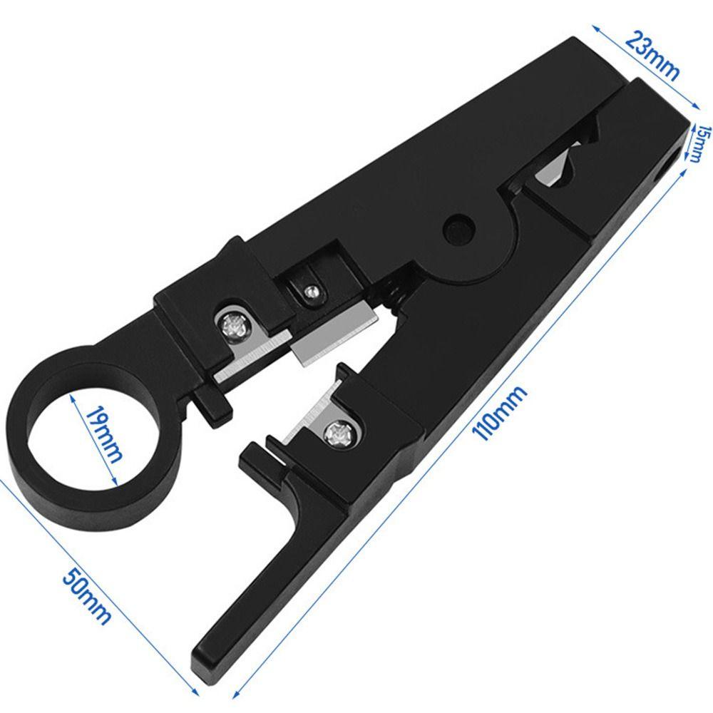 Populer 2PCS Wire Cable Stripper High Quality Hardware Tools Alat Jaringan Listrikian Coaxial Cable Strippers
