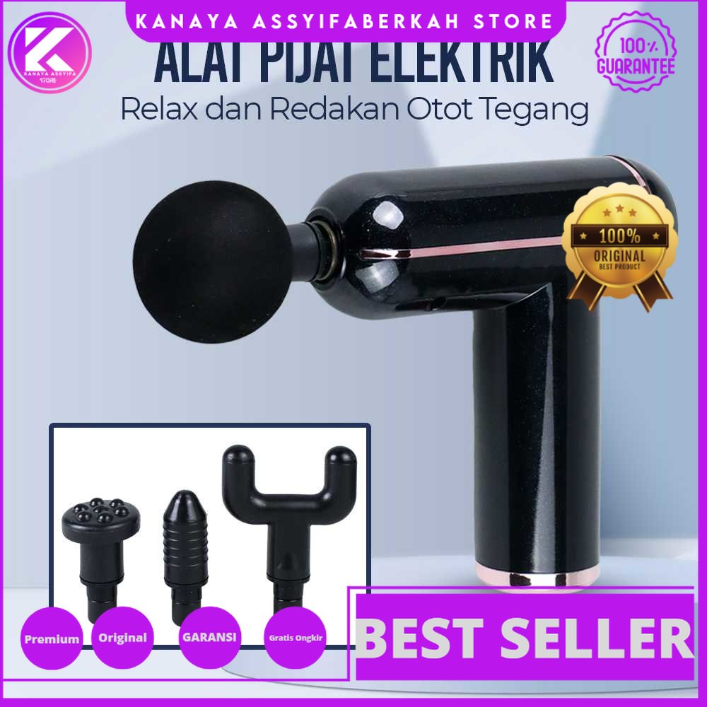 MUKASI Alat Pijat Elektrik Pundak Punggung Tangan Massage Gun 1800mAh - TY-505A