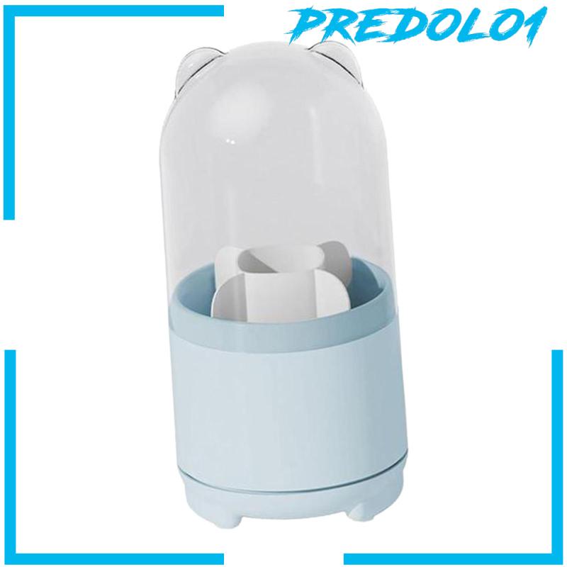 [Predolo1] Kotak Penyimpanan Brush Makeup 5kisi Lucu Untuk Organizer Meja