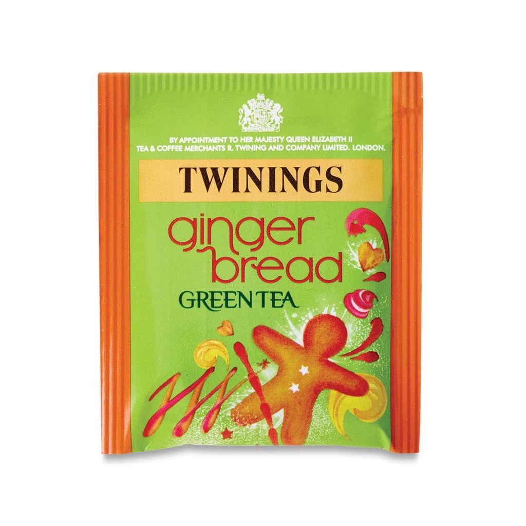 Twinings Ginger bread Green Tea All Natural Ingredients 20s x 2g