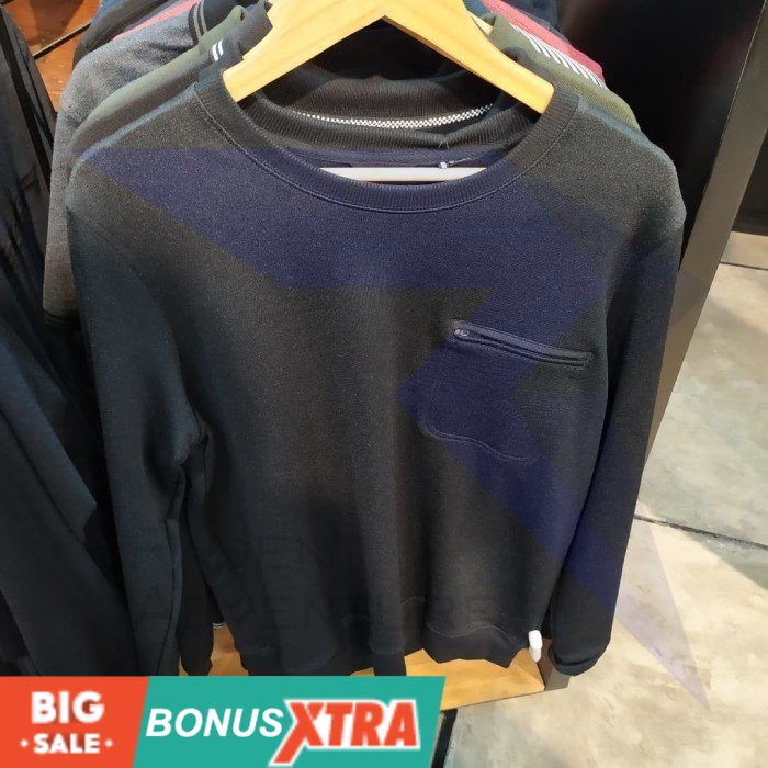 Sweater EIGER1989 X Tattico Jacket Black Hitam 91000 6495 Original Cowok  KEREN AWET