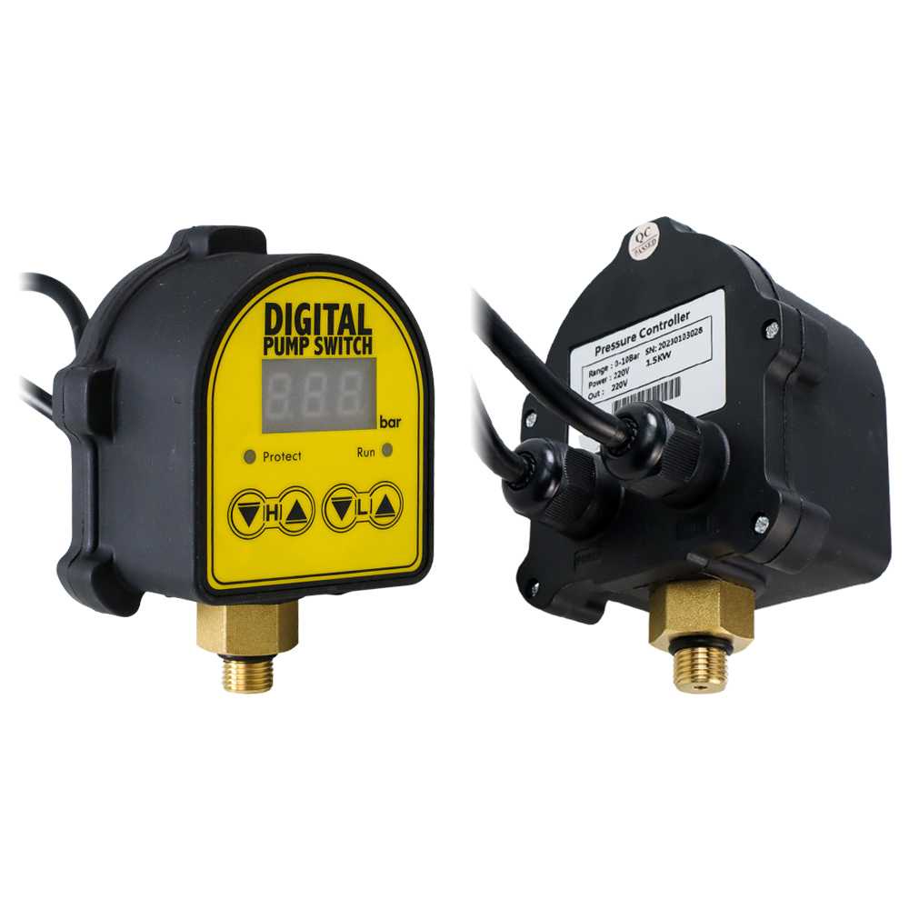 (BISA COD) FTIHSHP AQUALIN Pengatur Pompa Air Digital Automatic Pump Switch Pressure 220V - YRK-01