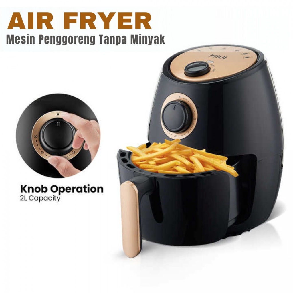 Smart Air Fryer Mesin Penggoreng Tanpa Minyak 2Liter  AF 8061