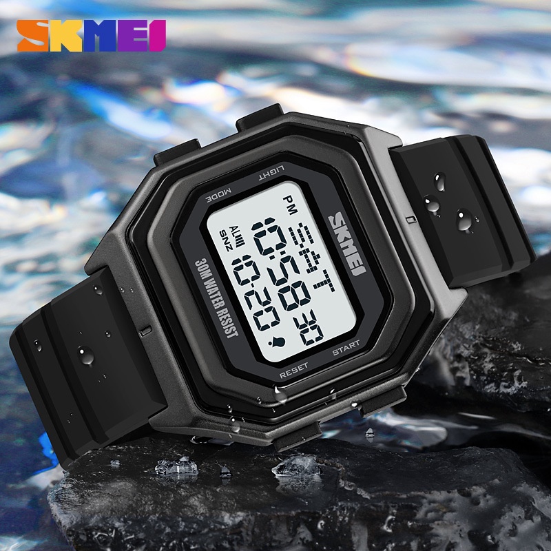 SKMEI 1875 Jam Tangan Pria Digital Sport Watch Anti Air 3 Bar WATCHKITE WKOS