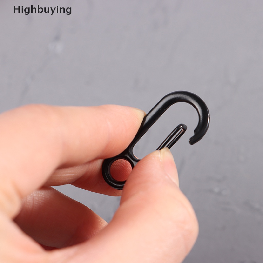 Hbid 5pcs Lobster Clasp Buckle Keychian Mini Carabiner Outdoor Camping Hiking Gesper Alloy Spring Snap Hooks Gantungan Kunci Alat Klip Glory