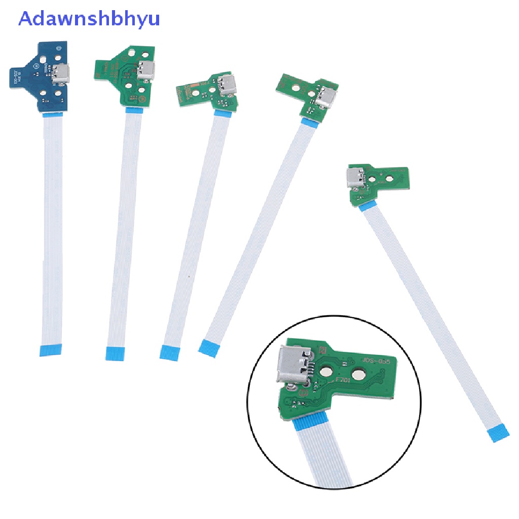 Adhyu USB Charging Port Socket Circuit Board 12Pin JDS 011030 040 Untuk Controller PS4 ID