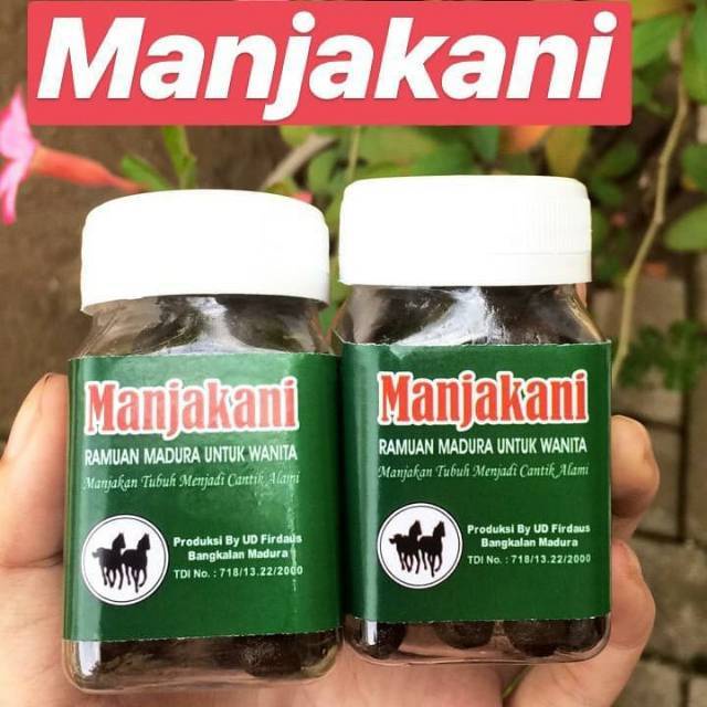 Manjakani Majakani 100pil - Manjakani Madura Asli Jamu Ramuan Madura Wanita - Manjakani Asli Madura