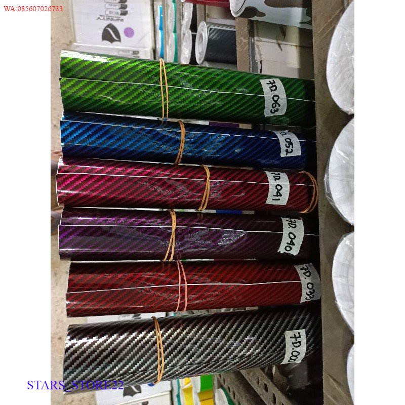 skotlet carbon warna new 7D 45cm  kevlar harga meteran