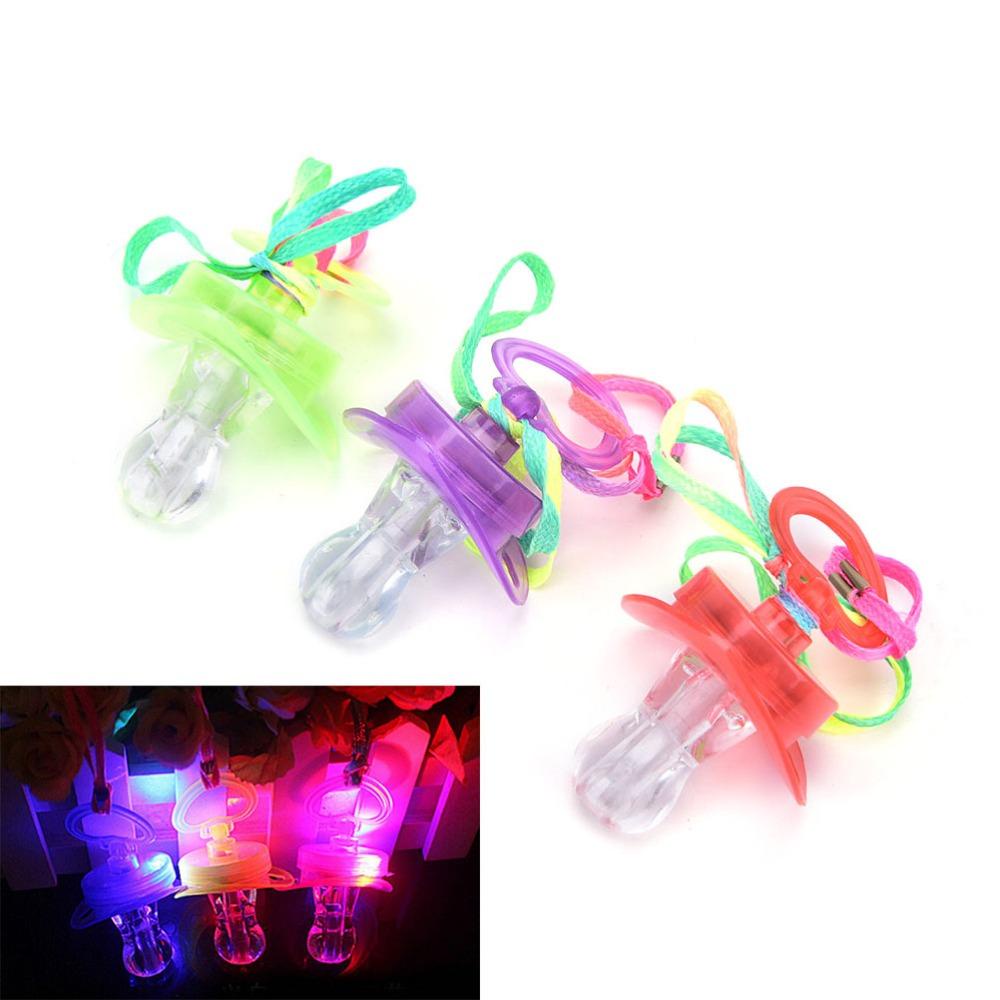 Lanfy Whistle Dot Dengan Lanyard Perlengkapan Pesta Elektronik Party Toys Glow in The Dark Kedip Peluit LED Glow Peluit Canda Dot Mainan LED Dot Peluit