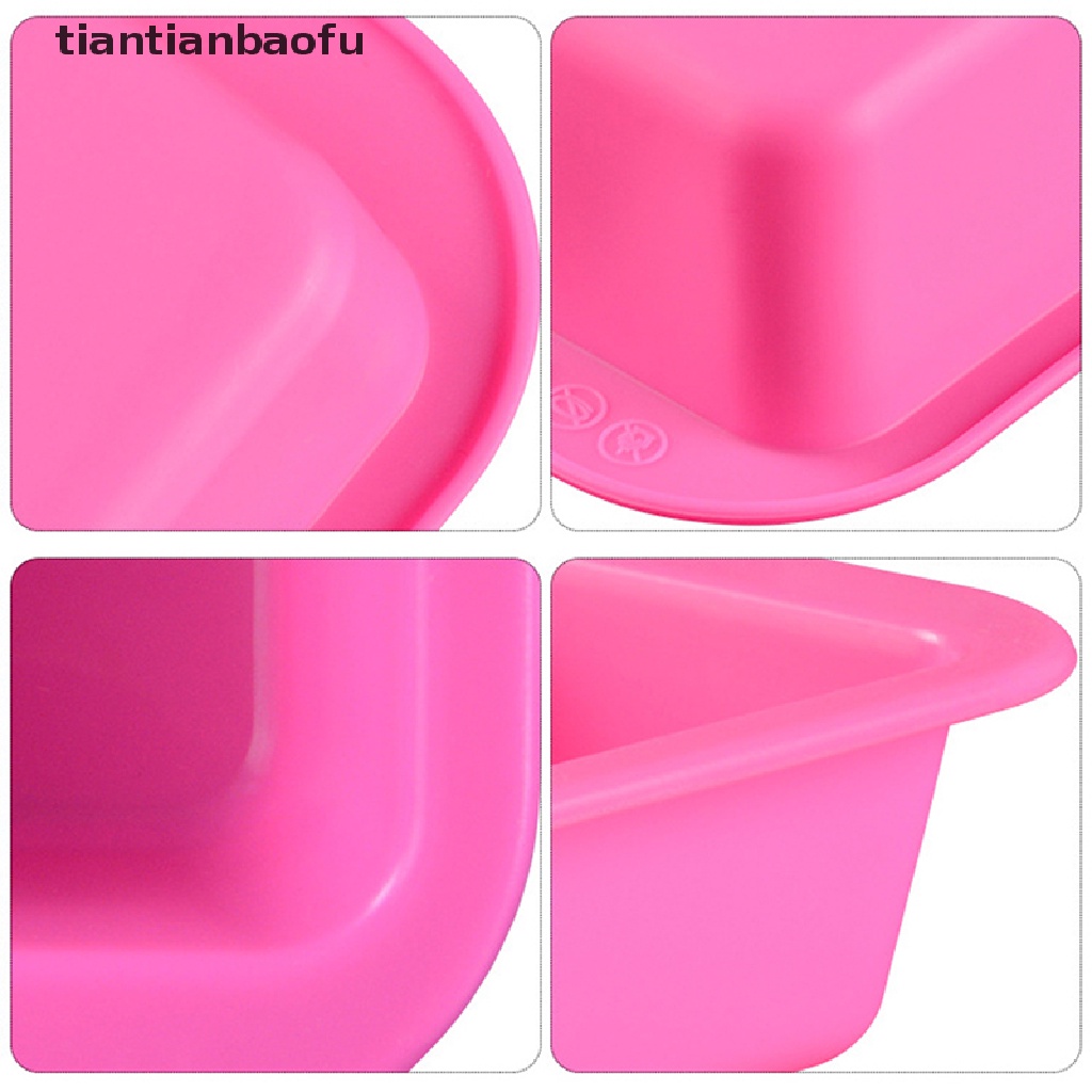 [tiantianbaofu] Cetakan Kue Silikon Nampan Persegi Panjang Bakeware Cetakan Untuk Roti Panggang DIY Baking Pan Butik