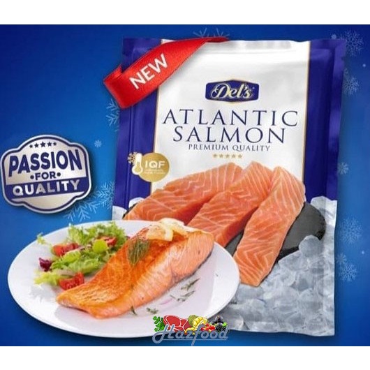 

Del's Frozen Salmon Fillet|Salmon Fillet Premium| 3 x 90 Gram