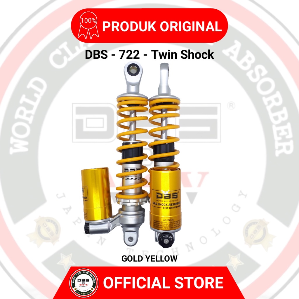 [ BISA COD ] Shock Tabung DBS 722 E SERIES YAMAHA AEROX 155 NEW NMAX 155 2020 UP