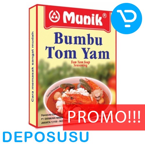

[Bumbu instan anti ribet] MUNIK Bumbu TOM YAM 130g | Tom Yam Soup Seasoning
