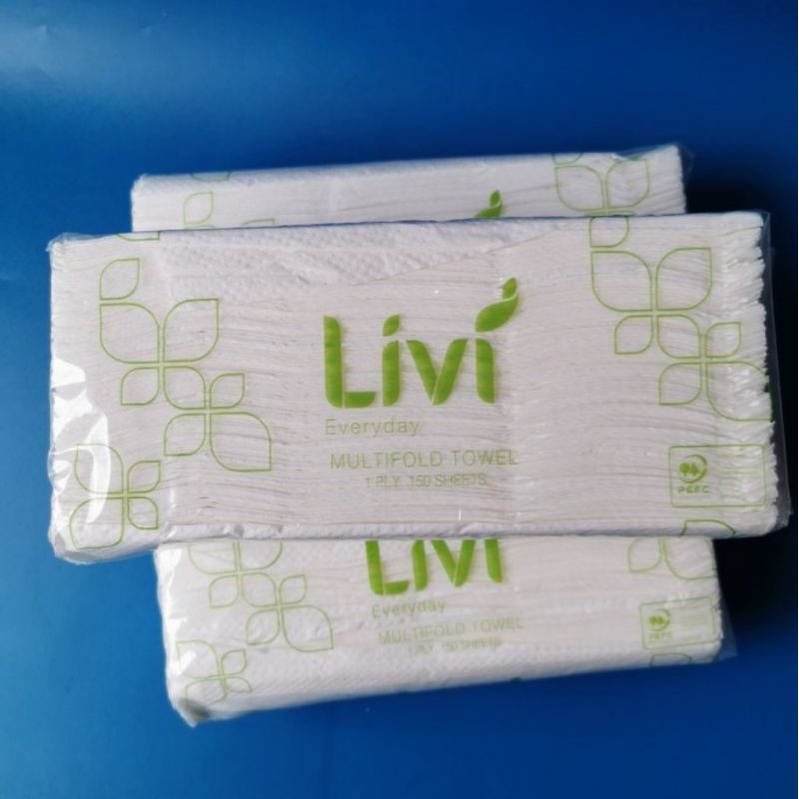 Tissue LIVI Everyday MULTIFOLD TOWEL 1 PLY 150's | SMART
