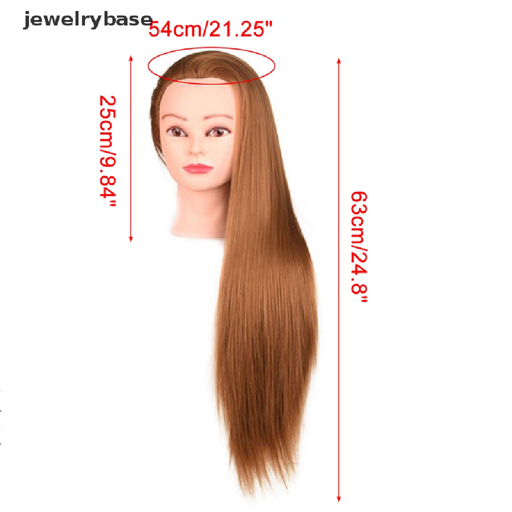 [jewelrybase] Kepala Manekin Dengan Pewarna Styling Rambut Cutg Hairdresser Training Head Boutique