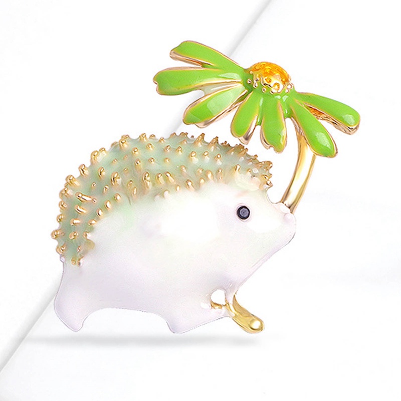 Lucu Bunga Landak Bros Wanita Hewan Peliharaan Pesta Kantor Kausal Bros Pin Hadiah