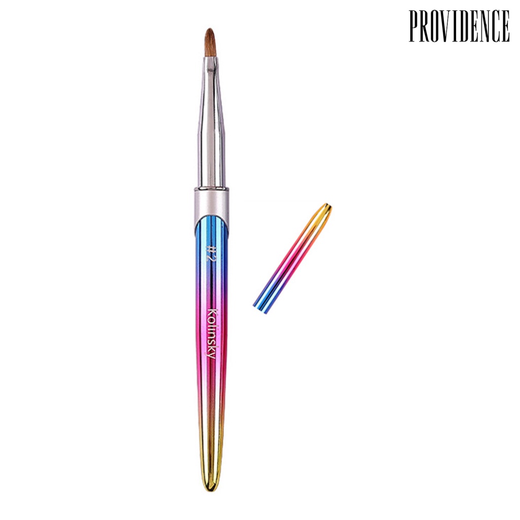 Providence Pena Kuku Dapat Digunakan Kembali Bulu Lembut Halus Indah Mengumpulkan DIY Kuku Nilon Warna Gradien Manicure Pensil Manicure Tools