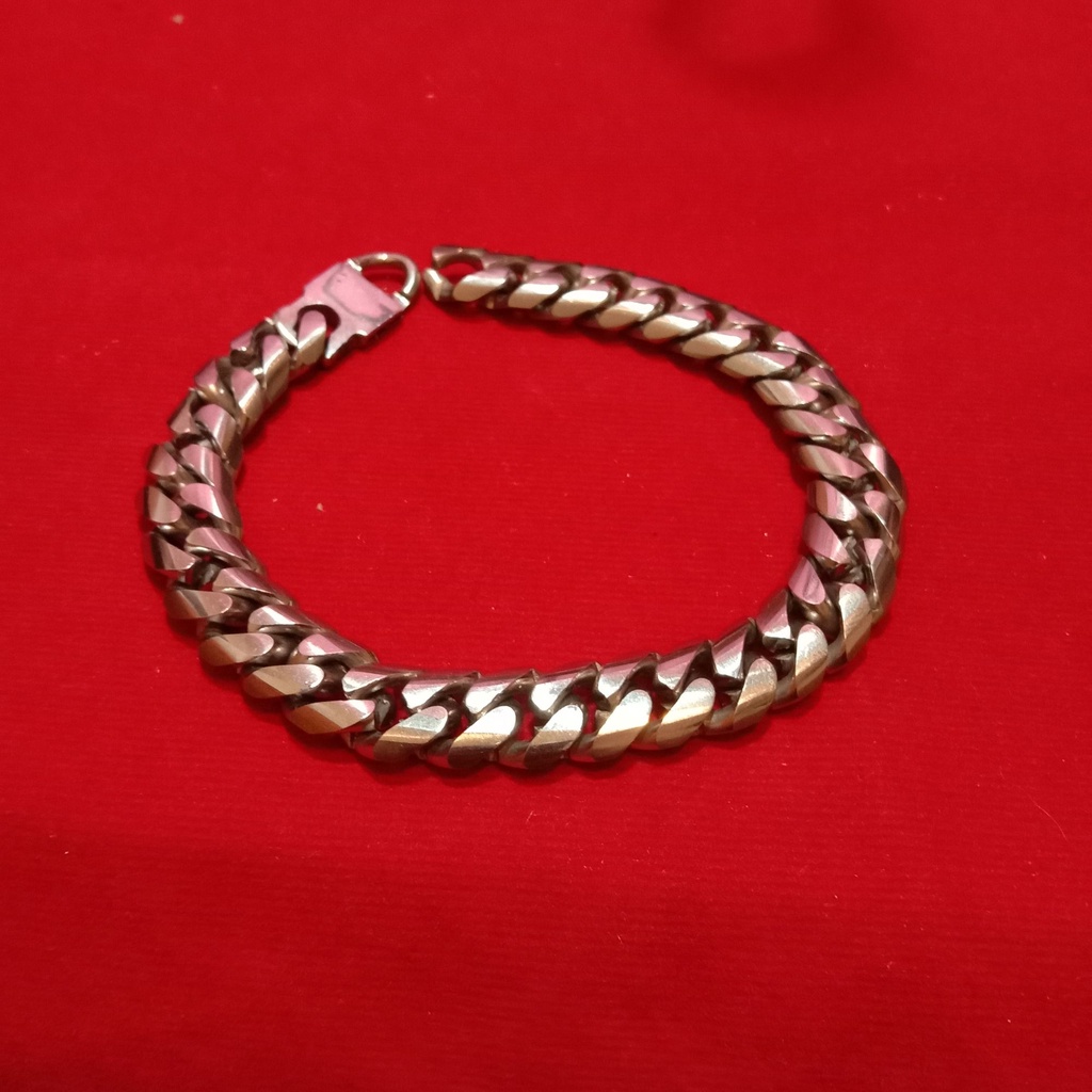 Gelang Titanium Asli Rantai Besar