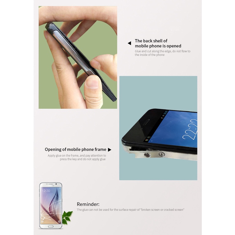 Glue 15Ml T9000 Lem Perhiasan Transparan Diy Berlian Imitasi Perekat Multi-fungsi Layar Ponsel Perbaikan Sealant Kuat Cepat Kering Lem Akrilik