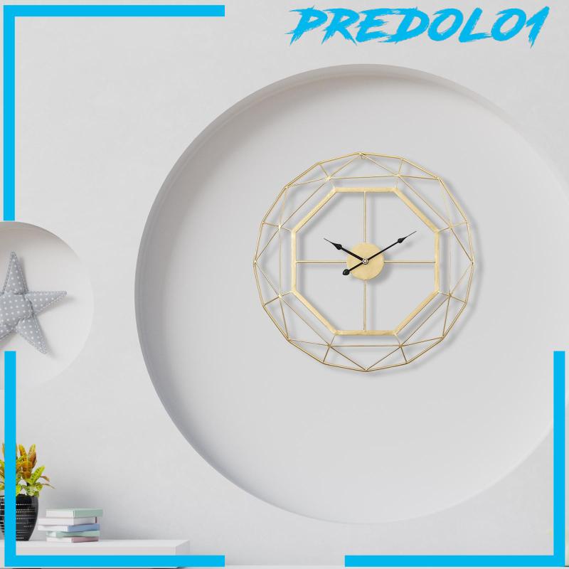 [Predolo1] Jam Dinding Besar Ornamen Non Detak Nordic Untuk Dapur Apartemen Lorong