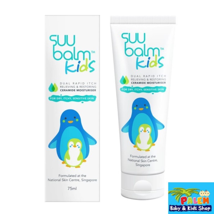 Suu Balm Kids Dual Rapid Itch Relieving & Restoring Ceramide Moisturis