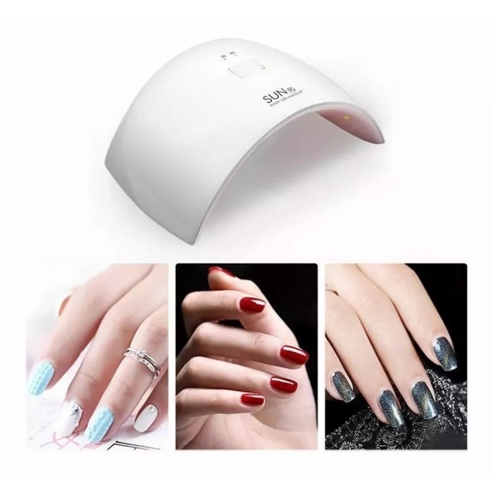 Alat Pengering Kutek Kuteks Kuku UVLED Nail Dryer Lamp Sun 9C 24W Pro