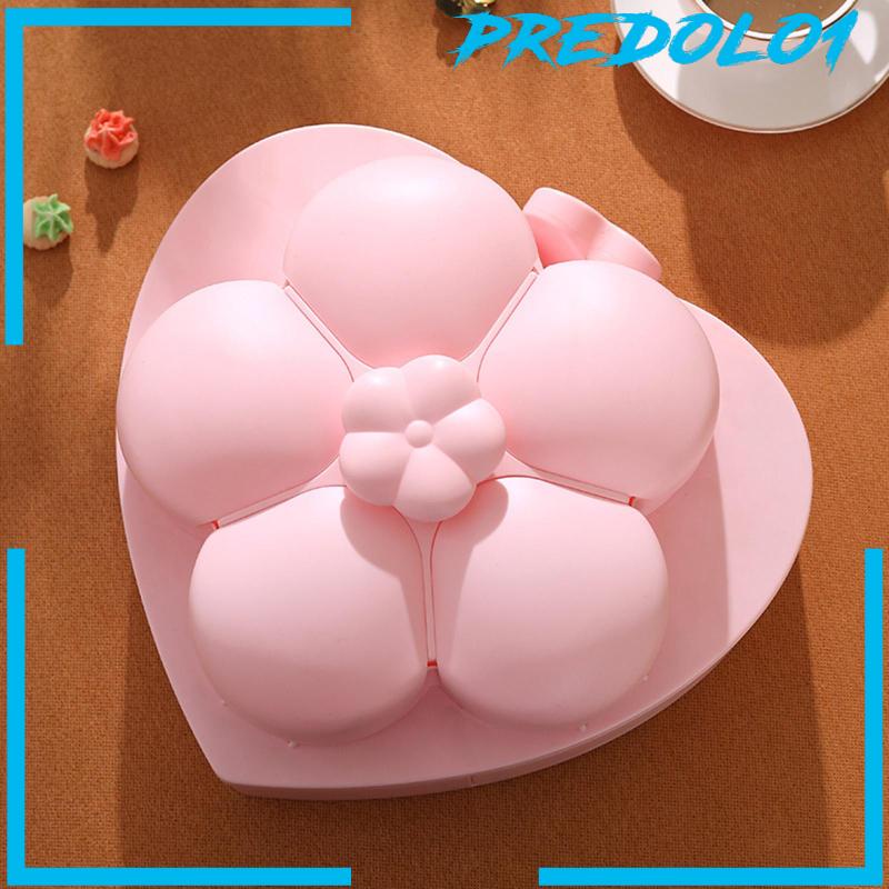 [Predolo1] Rotating Snack Tray Aksesoris Penyimpanan Dapur Untuk Kosmetik Makanan Ringan Pesta