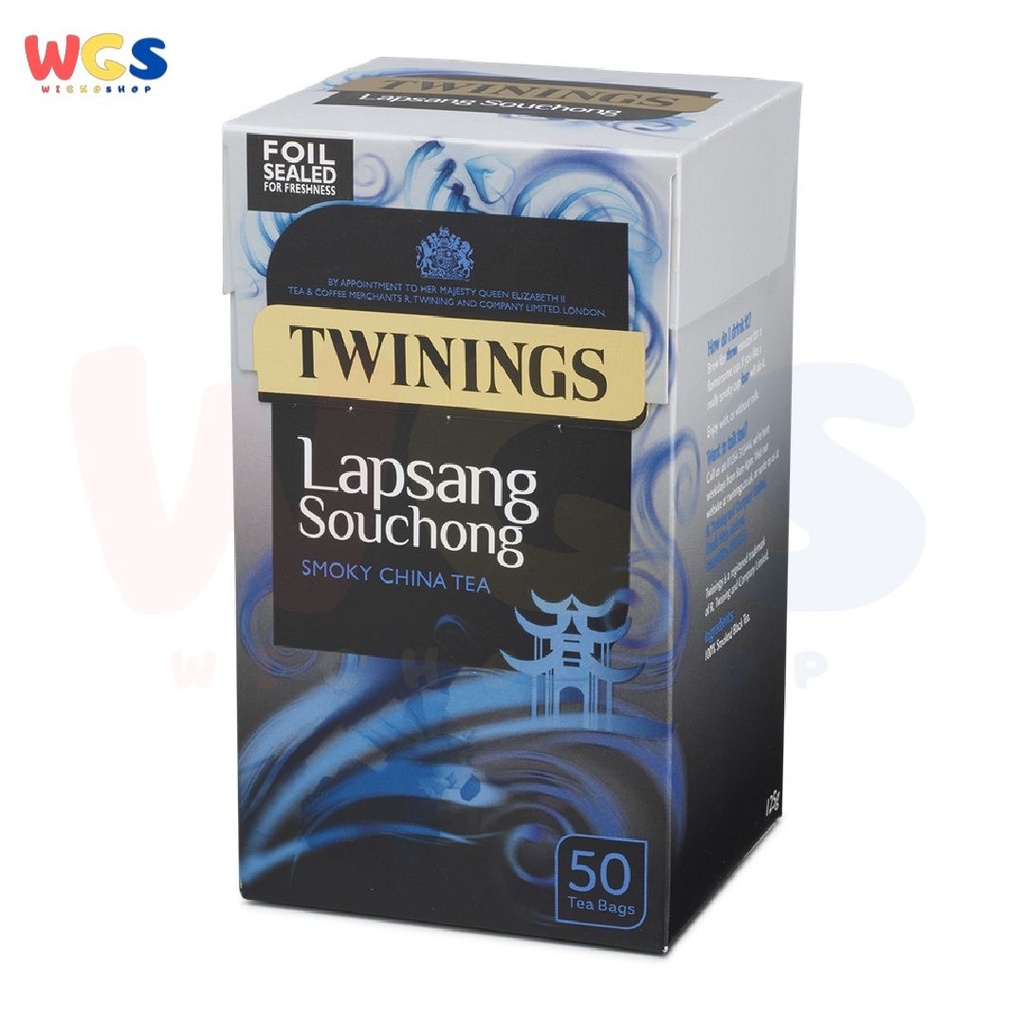 Twinings Tea Lapsang Souchong Smoky Chinese Tea 50 Tea Bags 125g