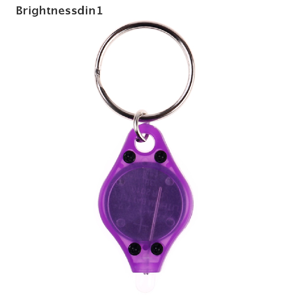 [Brightnessdin1] Mini super micro bright light LED camping Senter keyring Gantungan Kunci Lampu Obor Butik