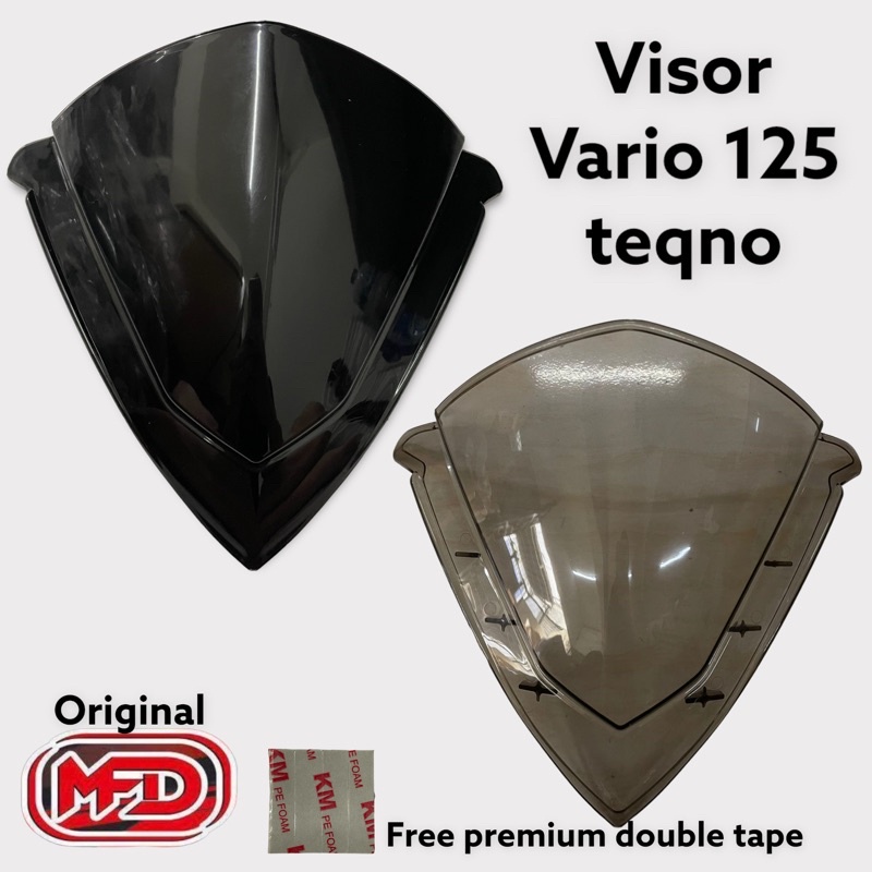 visor honda vario techno 125 BLACK MFD