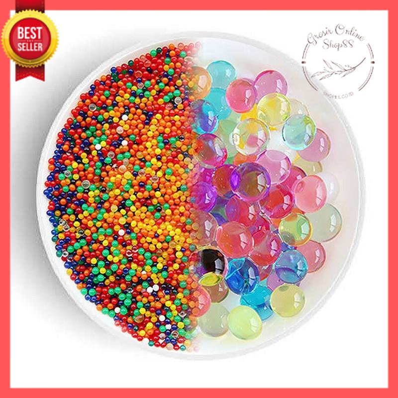 GOS -D414- Mainan Jelly Waterbeads &amp; Animal Grow - Hydrogel Water Beads - Mainan Montessori Sensory Play