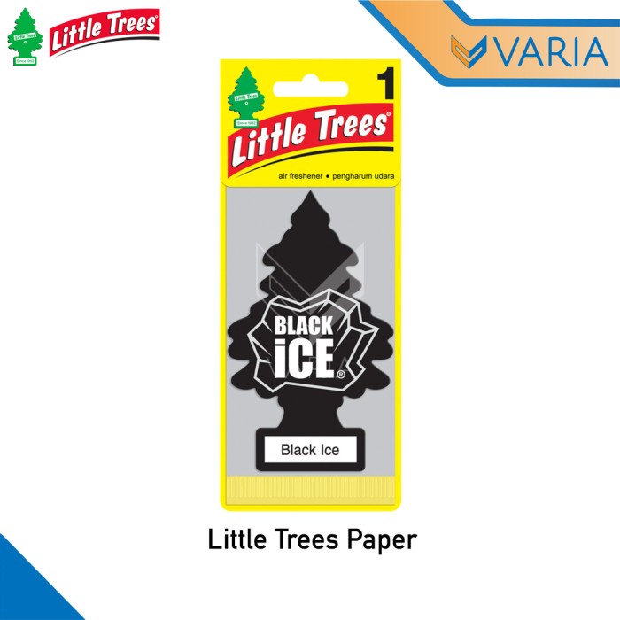 Little Trees Paper Black Ice Parfum Pengharum Ruangan Mobil Gantung