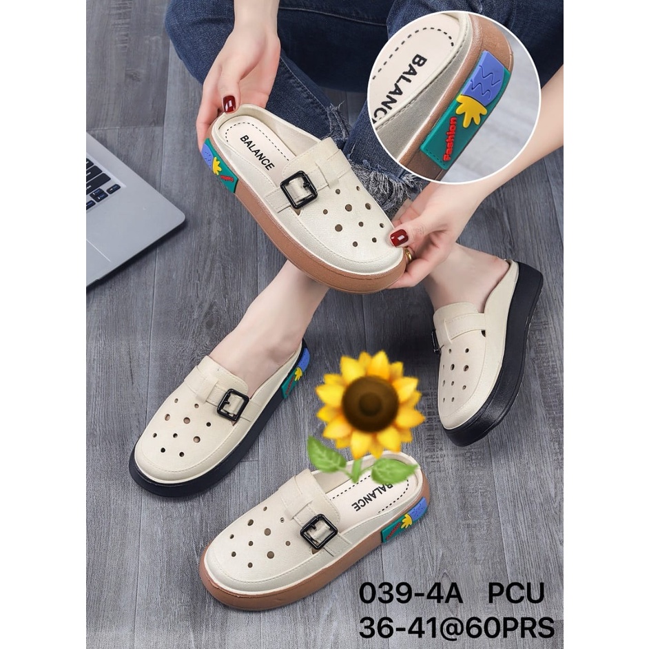 Sandal Karet Jelly Wedges Wanita import Model Terbaru Original Kekinian by AGUNG STYLE Balance 039-4A