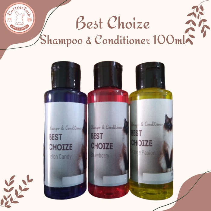 Best Choize Shampoo Conditioner Shampo Kucing Anjing Best Choize 100ml