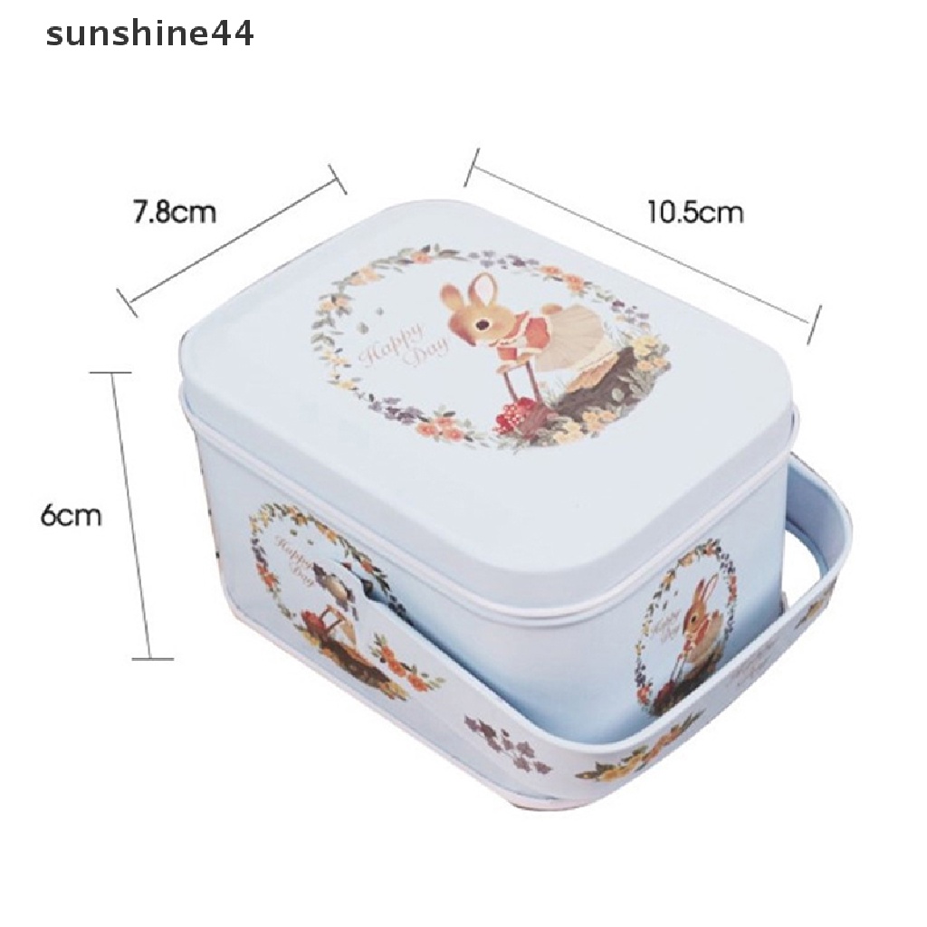 Sunshine 1Pc Vintage Koper Kecil Penyimpanan Tin Metal Candy Box Gift Box Cookie Kotak Hadiah ID