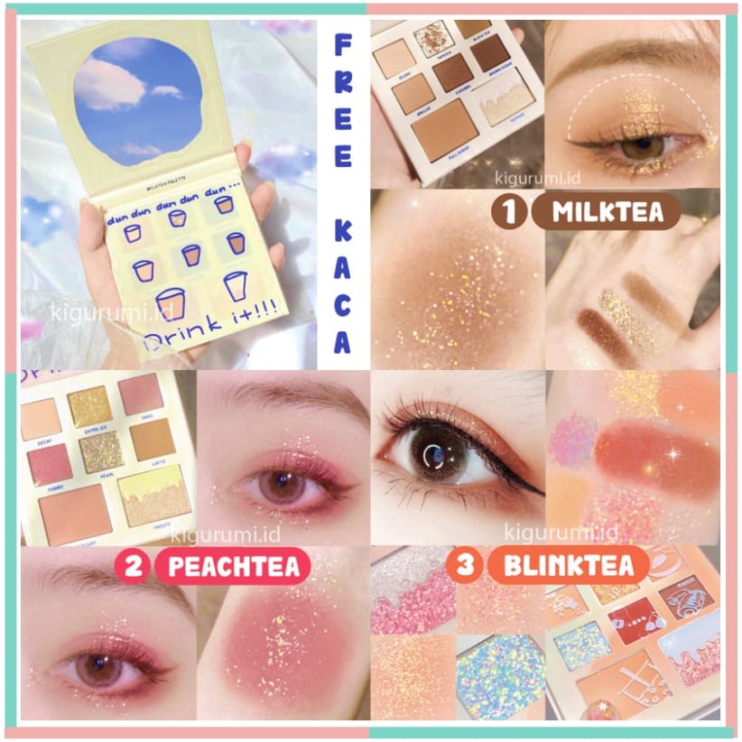 DIKALU Eyeshadow Pallete Matte Waterproof series 8warna