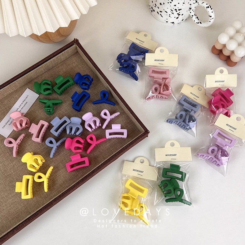 3PCS/ SET JEPIT WARNA MACARON HERCULES RECTANGLE SHARK PERSEGI KOTAK MINI KECIL POLOS DOFF MATTE COLOR WARNA CUTE LUCU HAIRCULES JEPITAN SMALL RAMBUT KOREA KOREAN HAIR AKSESORIS JEDAI HAIR CLAW TREND HITS