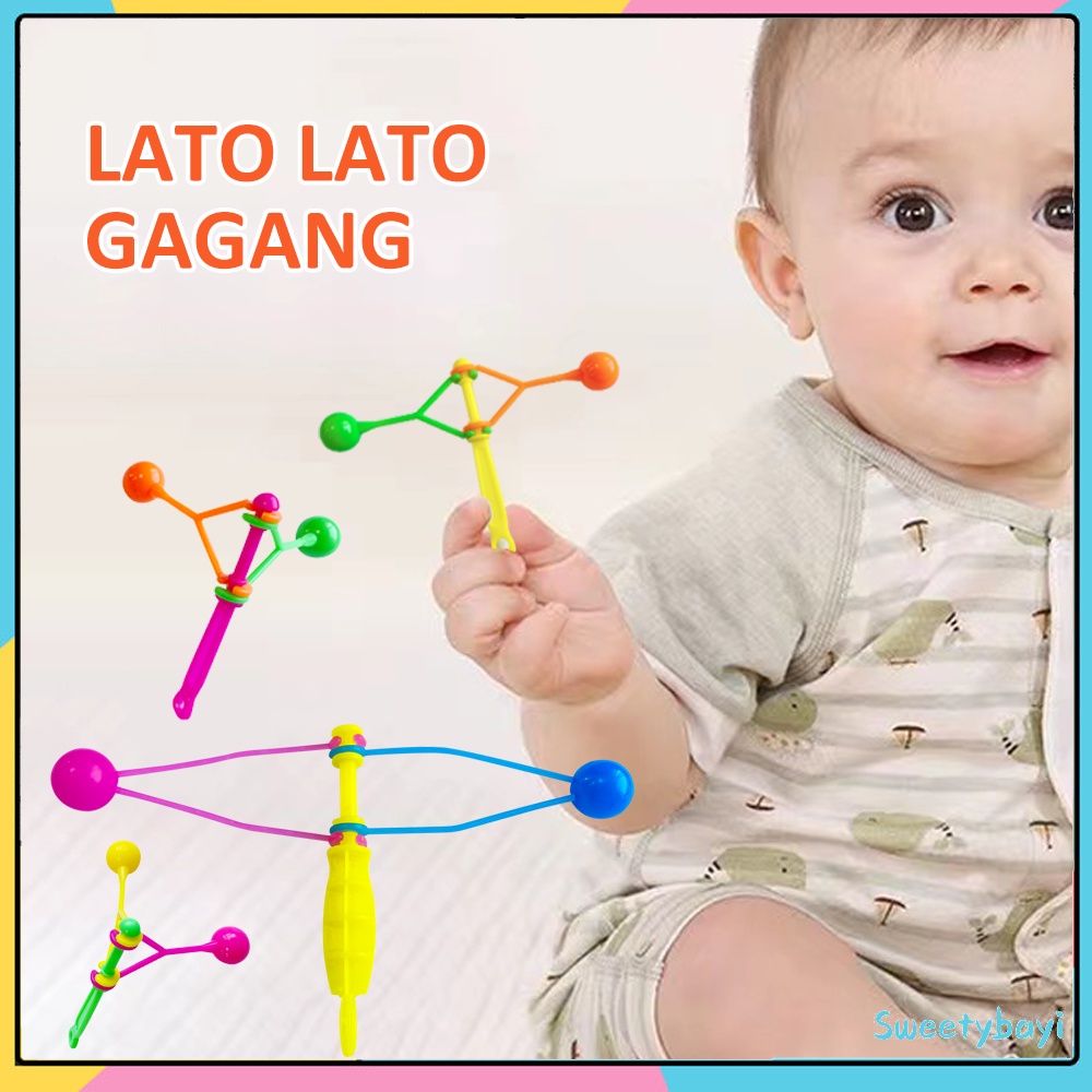 SweetyBayi Lato lato gagang mini Lato lato matic Mainan jadul tek-tek