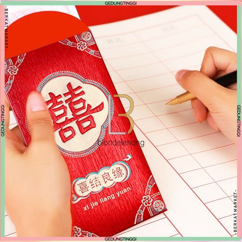 Amplop Angpao Angpau Ampao Ampau Hongbao Dompet Kertas Sangjit Shuang Xi Suangxi Kado Hadiah Nikah Happy Wedding Pernikahan Kawin Kawinan Married Chinese Merah Emas Netral Unik Murah Premium Panjang Jumbo Pendek Kecil Mini Aesthetic Aestetic Elegan 2023