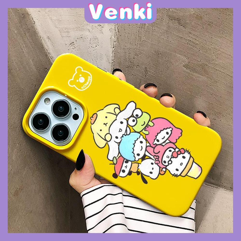 iPhone Case Soft TPU Glossy Yellow Candy Case Cute Cartoon Protection Shockproof For iPhone 14 13 12 11 Pro Max 7 8 Plus X XR