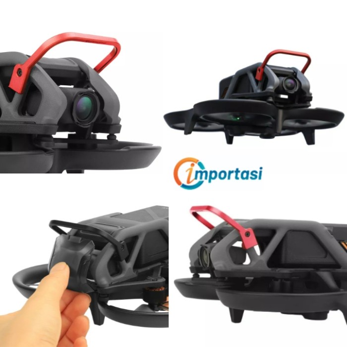 SUNNYLIFE Alumunium Bumper Gimbal Lens Protector DJI AVATA Crash Bar - Hitam