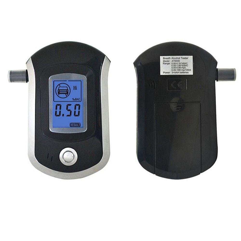 POPULAR Alkohol Analyzer Portable Breath Police Breathalyzer/Alat Ukur Napas Polisi