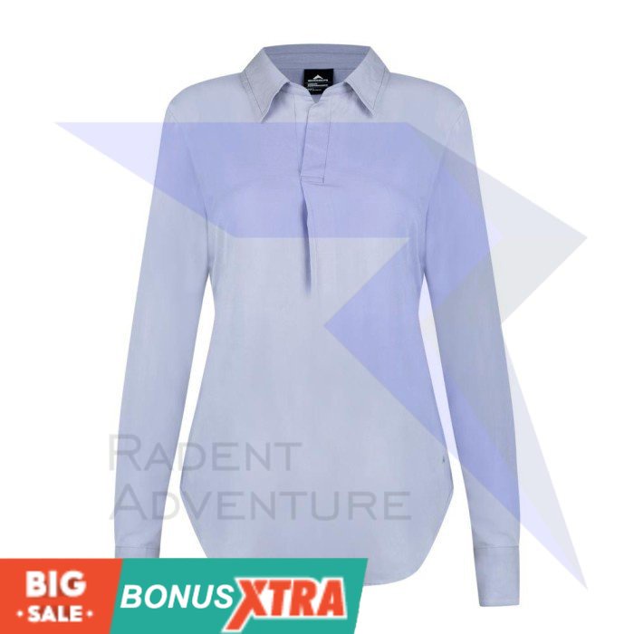 Kemeja Cewek EIGER1989 ODYSSEY LS SHIRT Purple Peach 91000 5516 Original  KEREN AWET