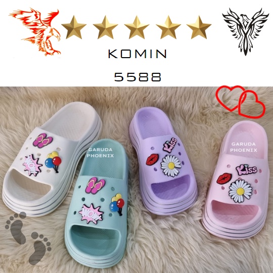 Sandal Selop Wanita KOMIN 5588 Phylon EVA JIbbitz KISS